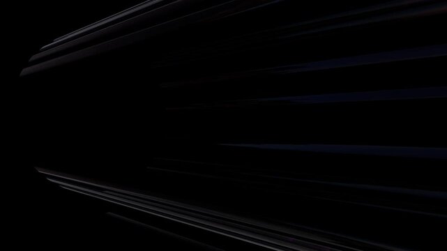 Abstract dark background with horizontal metallic lines and stripes sleek modern futuristic texture