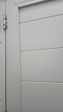metal door with metal handle