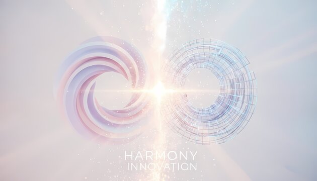 Abstract cosmic energy vortex with glowing light beams. Mystical swirling portal for spiritual healing and meditation backgrounds.
