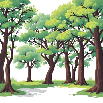 Serene Forest Landscape