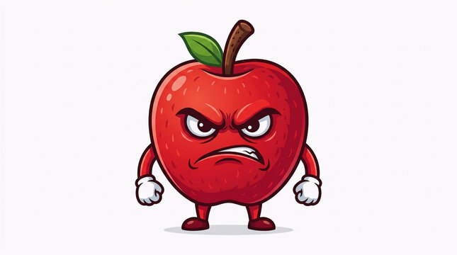 apple cartoon character