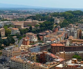 Obraz premium Historic landmarks and architecture of Rome, Italy