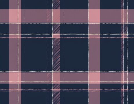 Navy blue and dusty rose pink plaid tartan pattern background