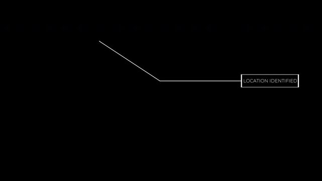 Clean Modern Callout Right Down Angle Loop Motion Graphic .