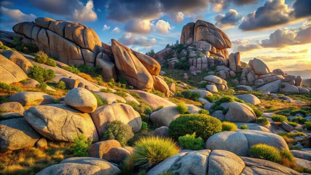 Anse georgette hochkant mit granit felsen