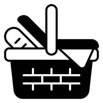picnic icon with solid style