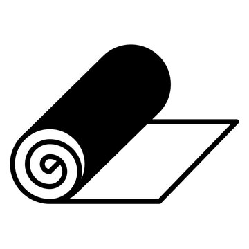 mat icon with solid style