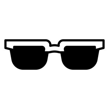 sunglasses icon with solid style