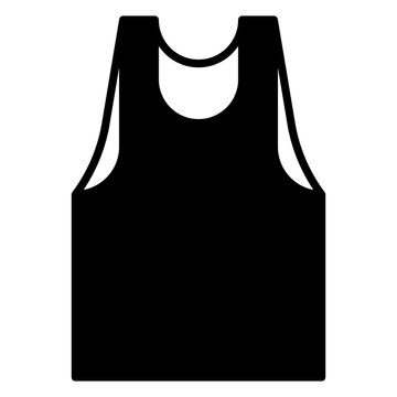 tanktop icon with solid style
