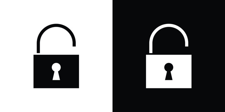 Unlock icon for creative designs