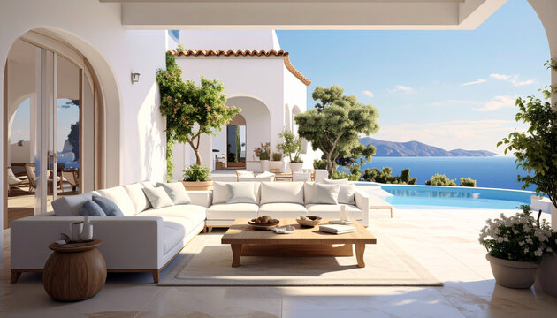 Outdoor patio luxury living