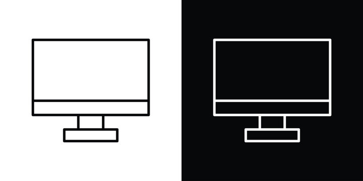 Desktop icon vector logos kit. EPS10