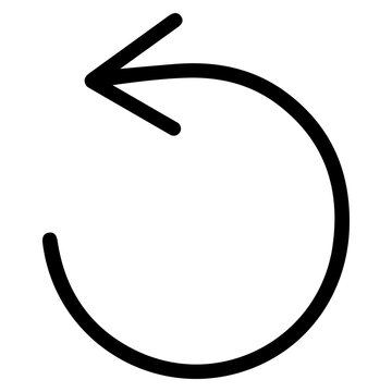 Undo and Back Arrow Icon