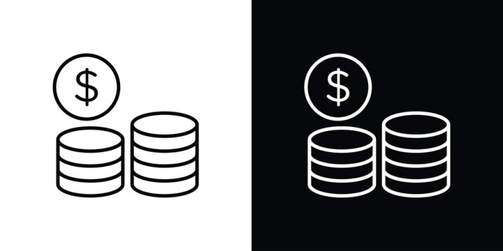 Income icon vector logos kit. EPS10