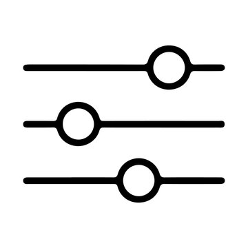 Filter and Sliders Icon