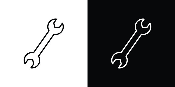 Wrench icon vector logos kit. EPS10