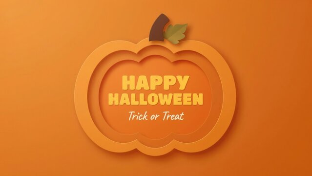 Happy halloween pumpkin graphic