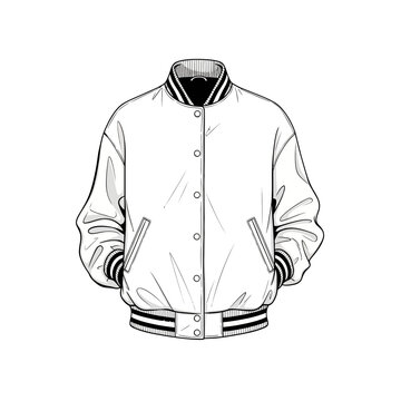 Varsity Jacket Sketch