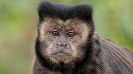 Obraz premium Portrait of a Tufted Capuchin Monkey in a Natural Setting