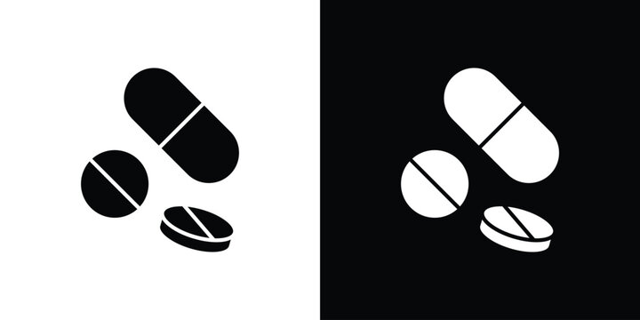 Medicine pills icon