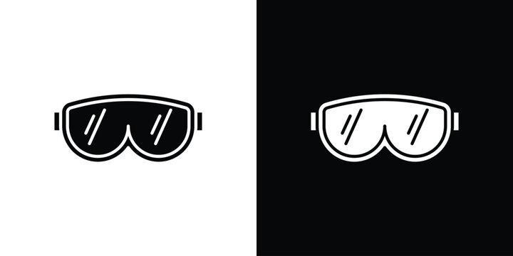 Ski goggles icon