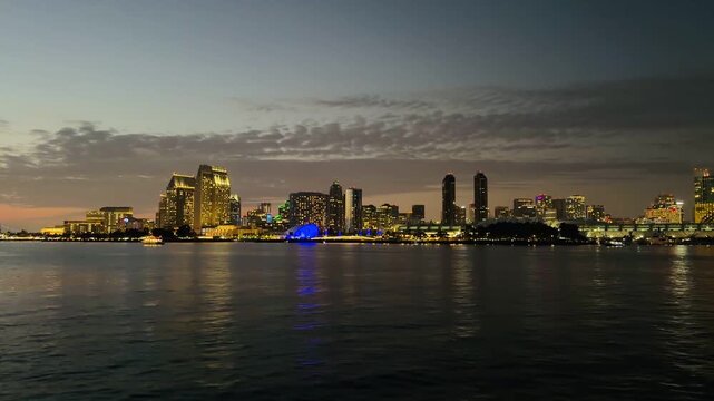 San Diego Skyline at Night 