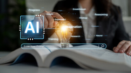 A concept of cognitive AI that highlights its creative and strategic processes. The system uses...