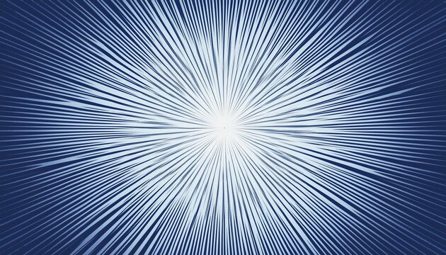 Blue And White Sunburst Background