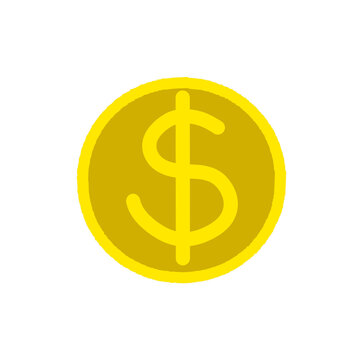 golden dollar sign
