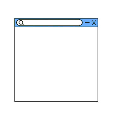 vector browser window