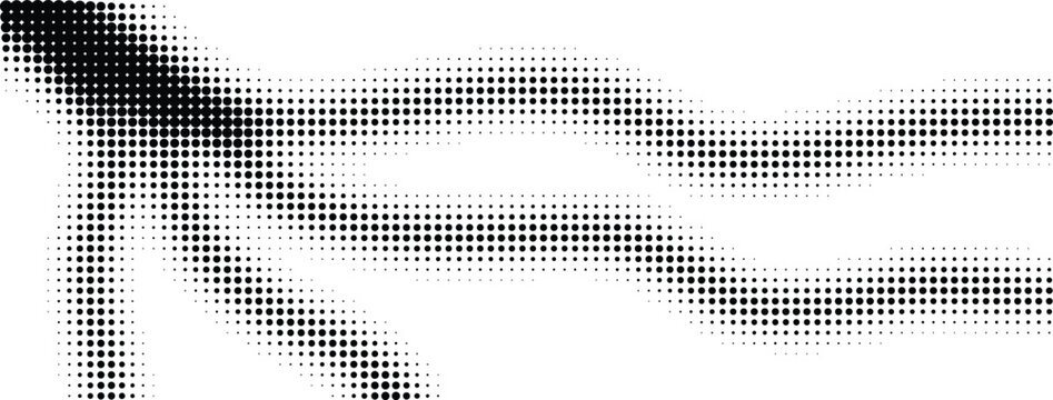 Abstract geometric dots pattern with diagonal lines design composition