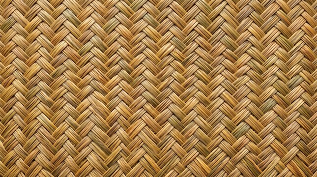 African pattern woven rattan basketry texture background with basketry background handmade material traditional cultural