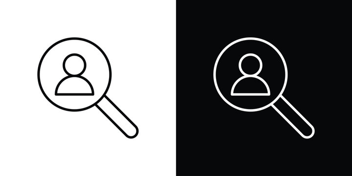 Hiring icon for infographic projects