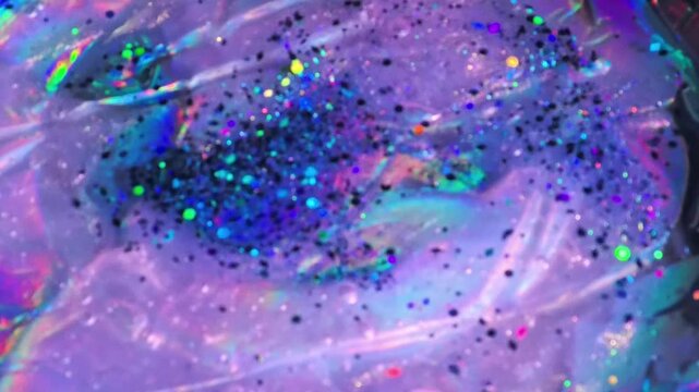 Glittery slime texture background