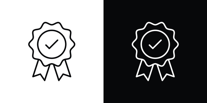 Rosette icon for infographic projects