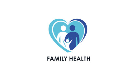 Obraz premium Family Health Medical Care Symbol Logo.