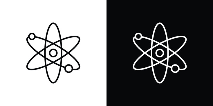 Physics icon minimal logos pack. EPS10