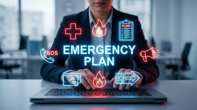 Business Emergency Preparedness and Crisis Management Planning Concept