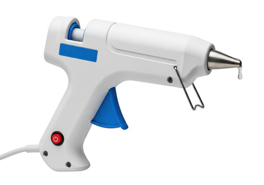 White hot glue gun for arts and crafts projects