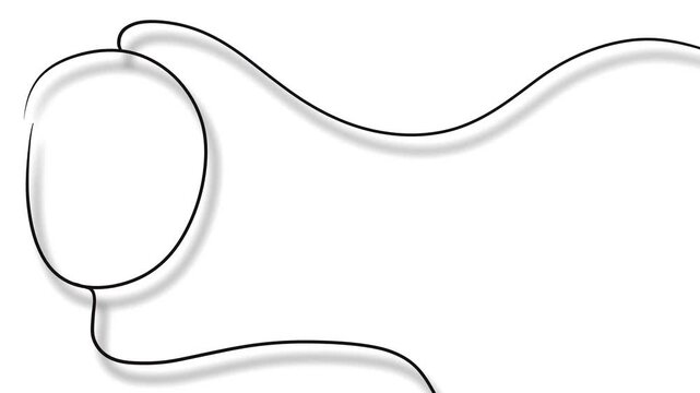 Two lines extend from the wire circle.