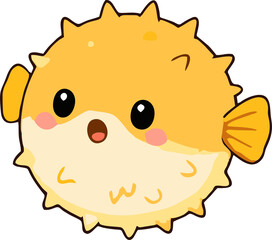 Puffer Fish Cute © Cocacocom