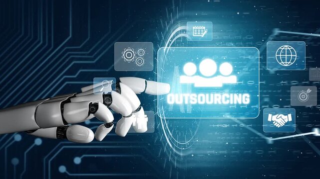 AI helps optimize outsourcing strategy by matching the right global workforce to specific tasks and analyzing productivity across external teams Marrow