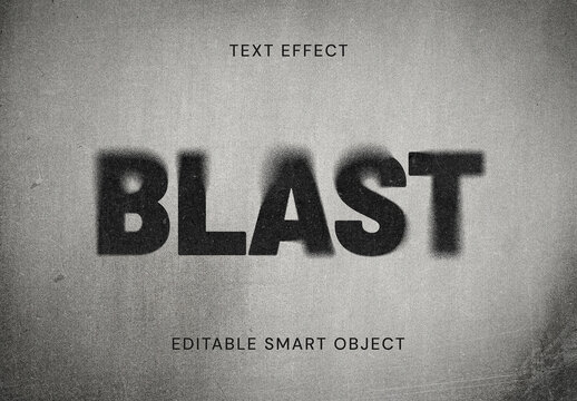 Grunge Distorted Text Effect
