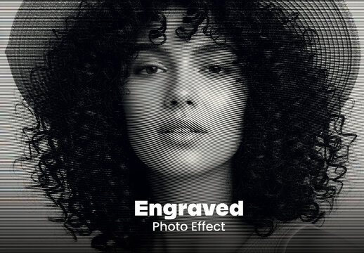 Engraved Photo Effect