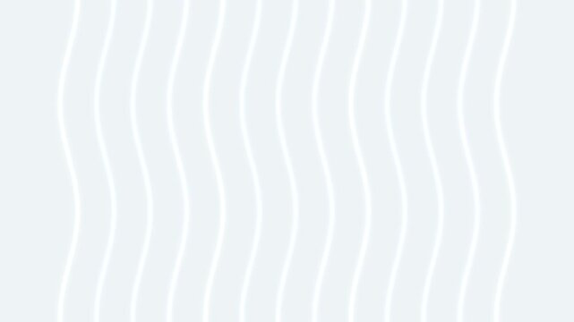 Minimalist Bright Light Blue Vertical Wavy Lines Seamless Loop Background