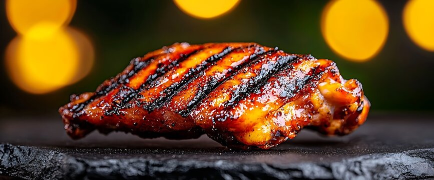 Grilled Chicken Breast with Glaze
