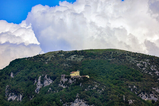 The Avvocata Sanctuary on Monte Falerzio near Maiori.