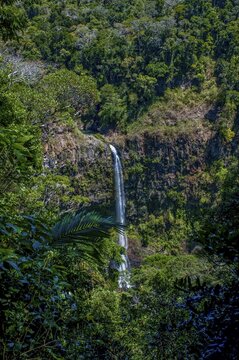 Waterfall in the Montagne d&acute;Ambre National Park, Madagascar