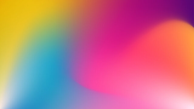 Vibrant Mesh Gradient Background with Abstract Colorful Waves and Soft Blurs