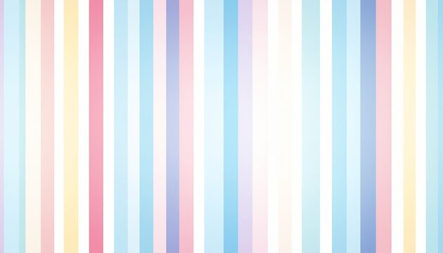Pastel colored vertical stripe background with soft colorful stripes in pink, blue, yellow, and purple